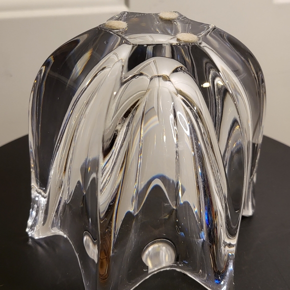 Orrefors Heavy Clear Crystal Tulip Bowl Vase Sweden C. 1959 - Picture 7 of 9